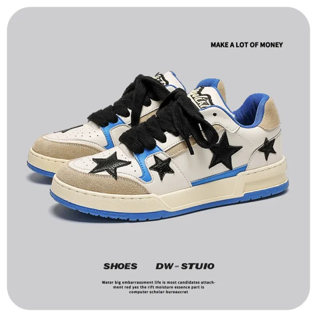 Versatile Couple Sneakers Niche Original Sports Leisure Trendy Star Shoes Black - Shop at LoveMi