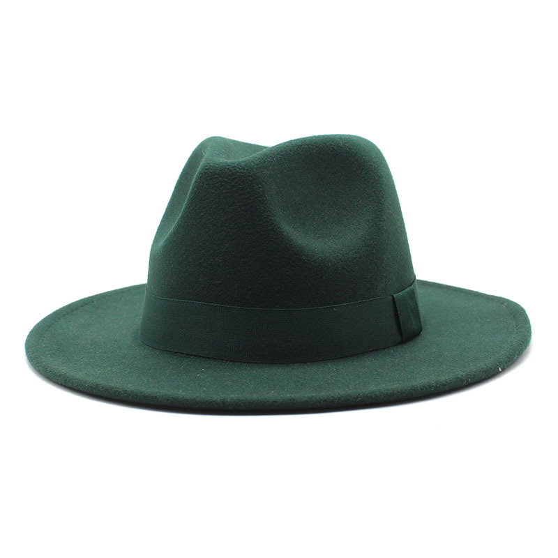 Title 17, Autumn And Winter Men And Women Big Brim Hat