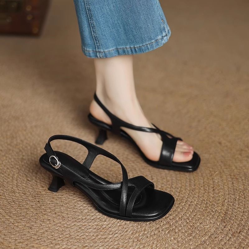 Summer New Chunky-heel Womens Sandals