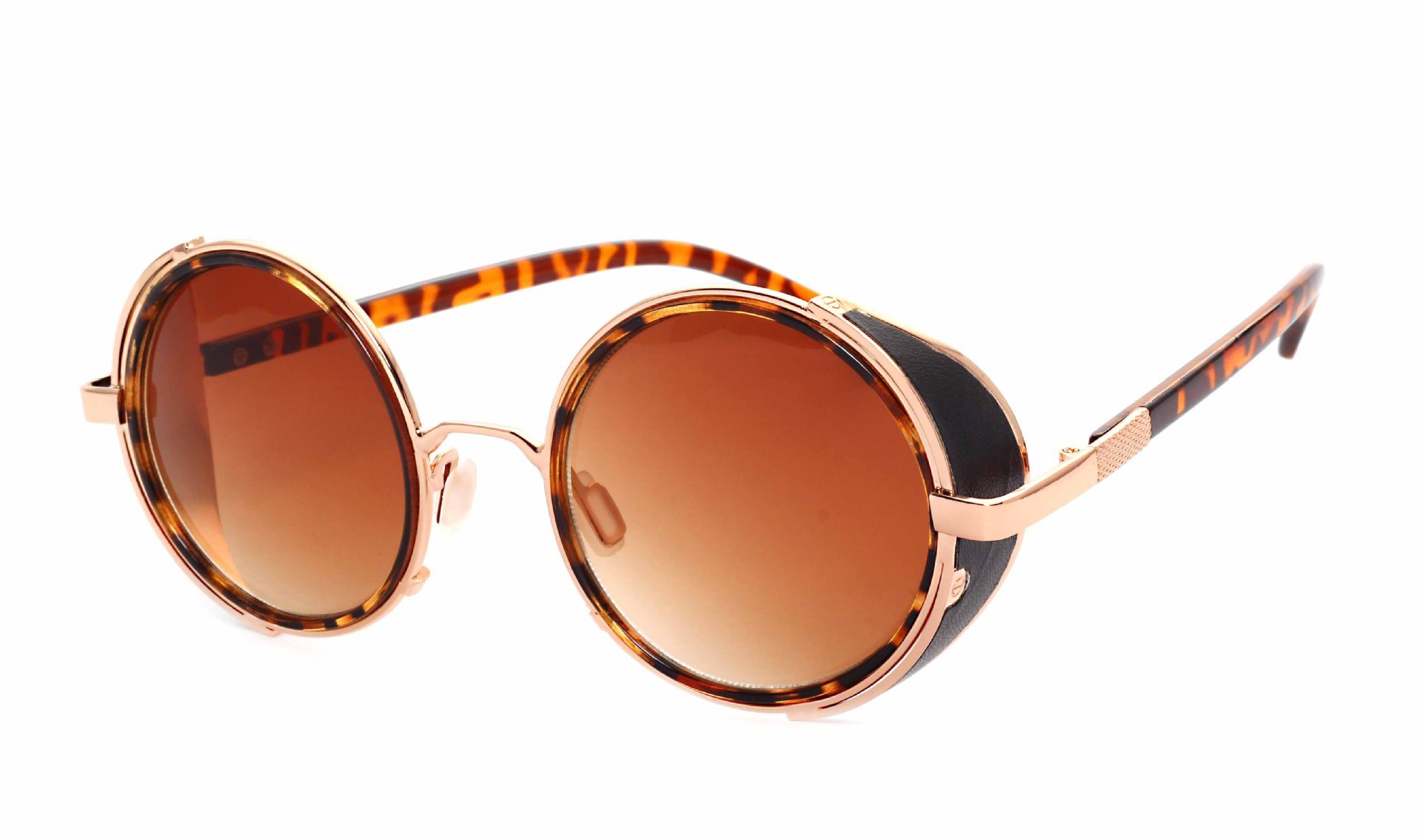 UV400 Retro Metal Round Frame Sunglasses