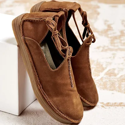 Casual Sports Versatile Women's Single Sandals Brown - Shop at LoveMi