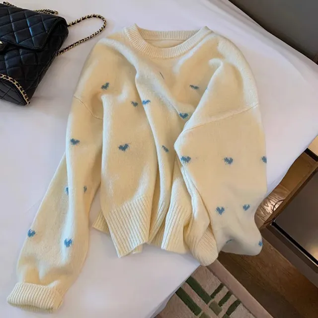 All matching Youthful looking Idle Style Soft Glutinous Short Sweater Main Picture M - Shop at LoveMi