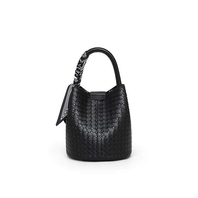 Woven Bucket Crossbody Bag, picture 3 of 5