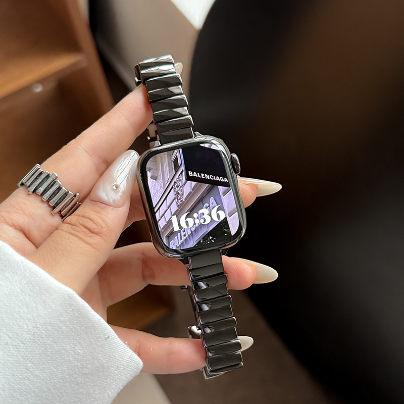Irregular Strap Stainless Steel Kaleidoscope Watch Strap 10