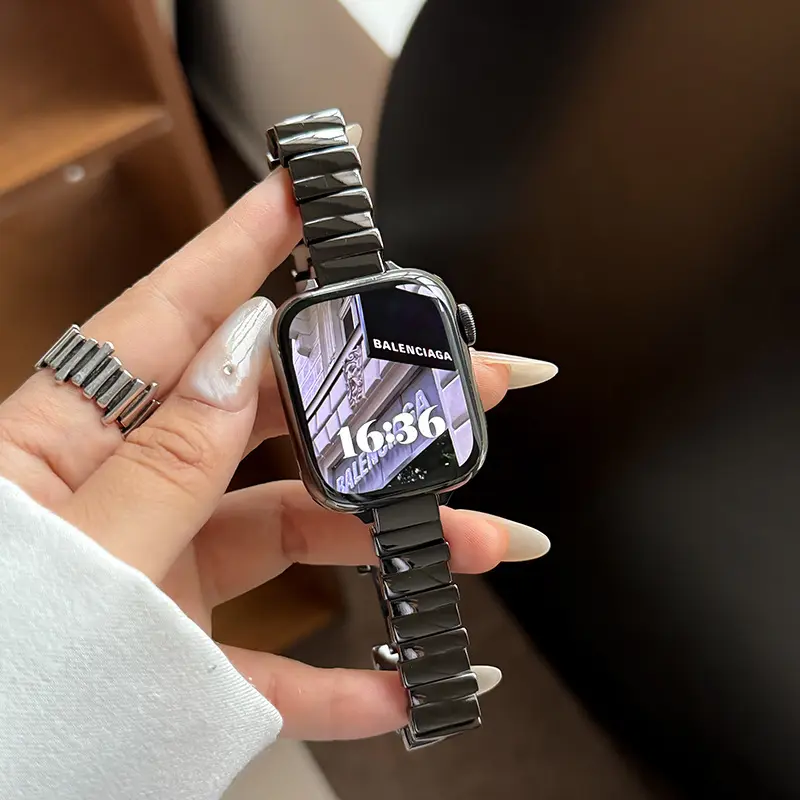 Irregular Strap Stainless Steel Kaleidoscope Watch