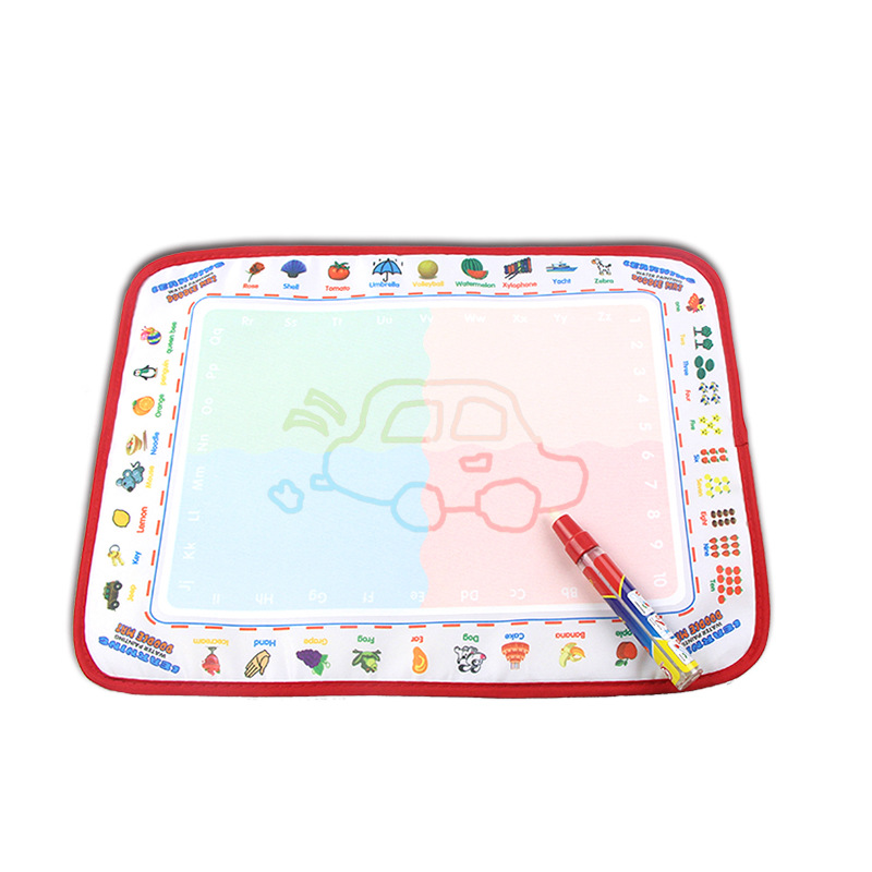 Childrens Educational Drawing Blanket, Four-Color Water Magic Doodle Cloth