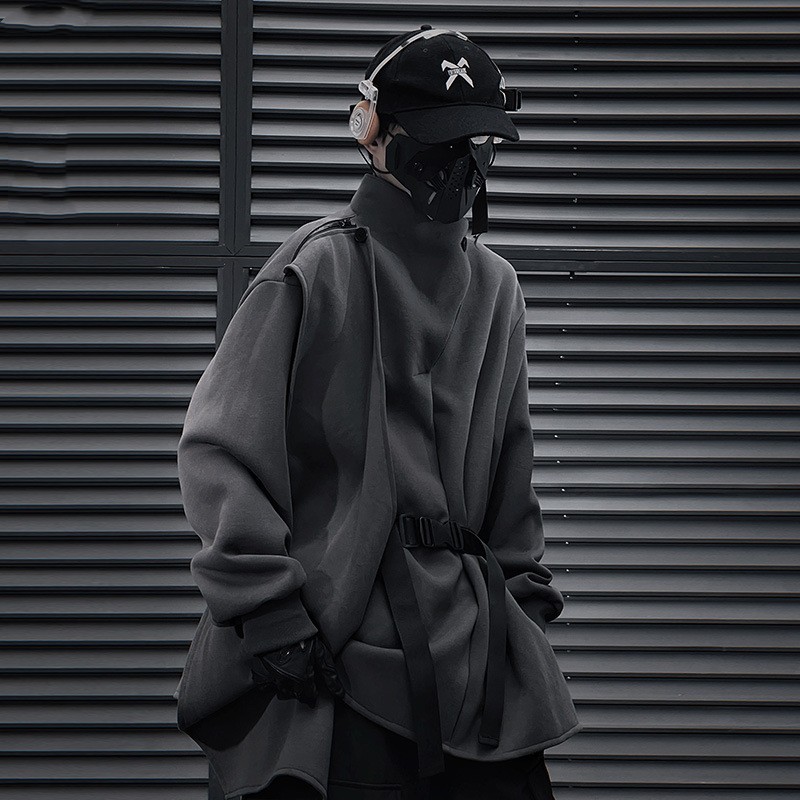 Men's Loose Casual Solid Color Pullover