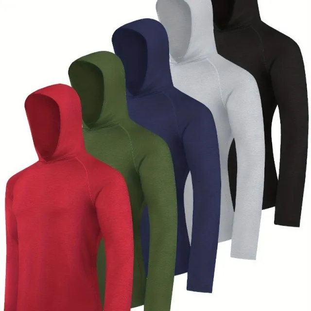 Autumn And Winter With Hat Pullover Long Sleeve T shirt Afo501 - Shop at LoveMi