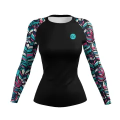 Women's Workout Clothes Slim Fit Clothes Long Sleeve Top - Style 6-Xl - View 1