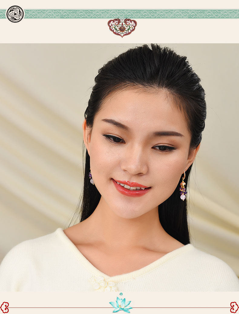 Super Fairy Girl Ethnic Style Temperamental Earrings