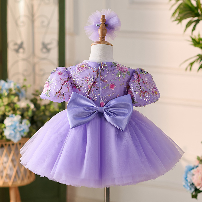 New Dream Purple Mori Style FARCENT Puff Sleeve Tulle Tutu Skirt - Image 3