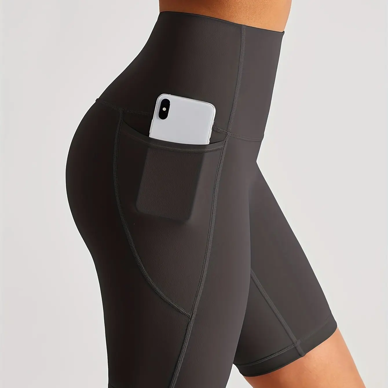 Womens High-Waisted Pocketed Yoga Pants