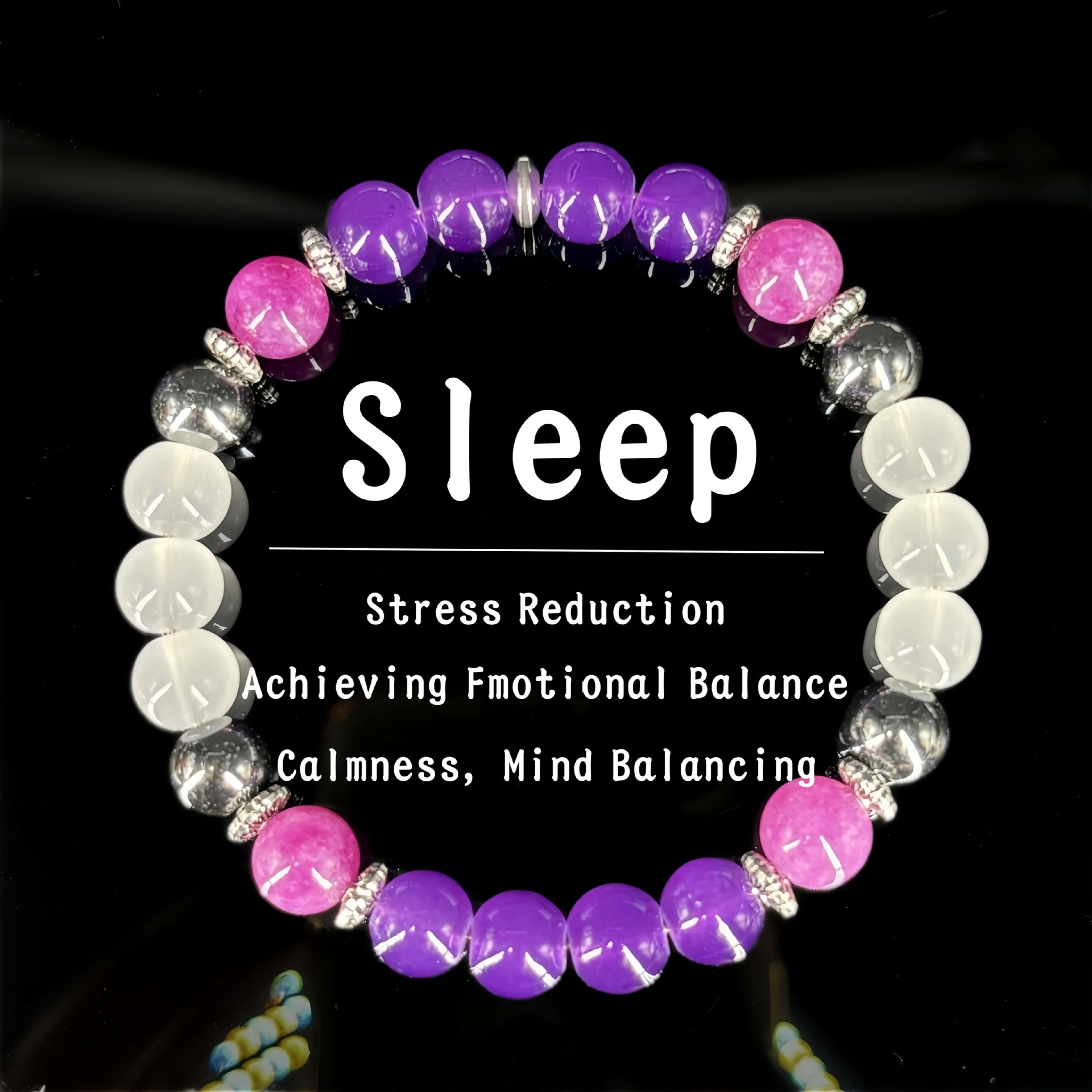 Muscovite Hematite And Clear Quartz Bracelet