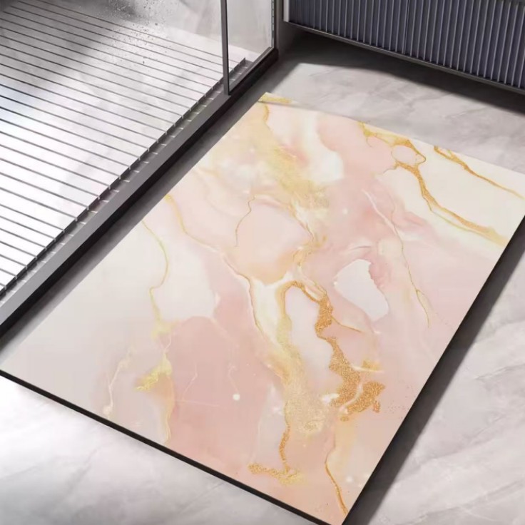 Non Slip Bathroom Floor Mat Durable Stain Resistant And Easy To Clean Foot Pad