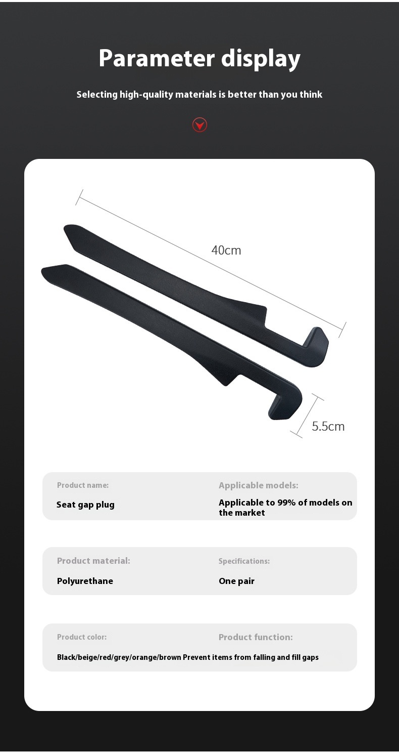 Car Storage Box Car Seat Gap Plug - Image 27