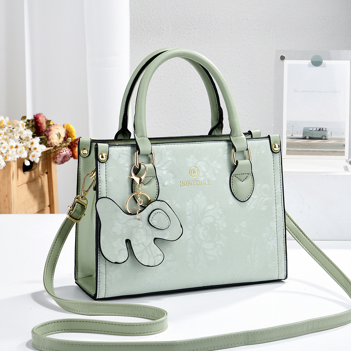 Sac bandoulière imprimé en PU — Bureau et quotidien 9