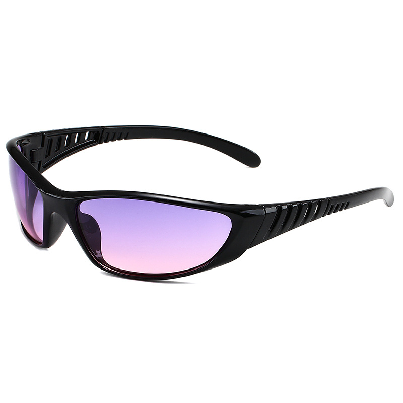 Women's Creative Multi-color Hollow-out Future Technology Sunglasses - Image 4