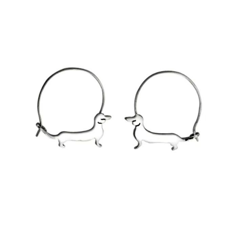 Puppy Animal Ear Ring Female Hunting Dog Cute Cute Stylish Versatile Earrings