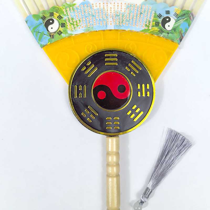 Integrated Lens Fan Chinese Traditional Craft Fan