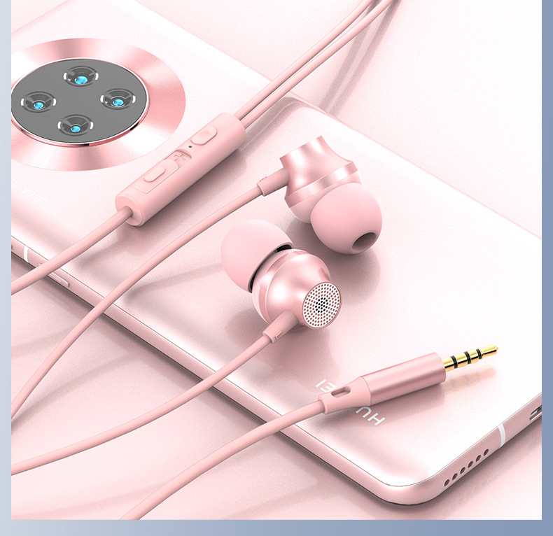 In Ear Wired Subwoofer Metal Earphones - Image 16