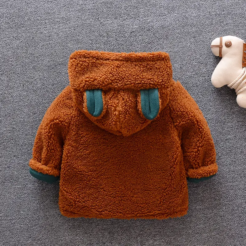 Boys' Casual Teddy Fleece Jacket
