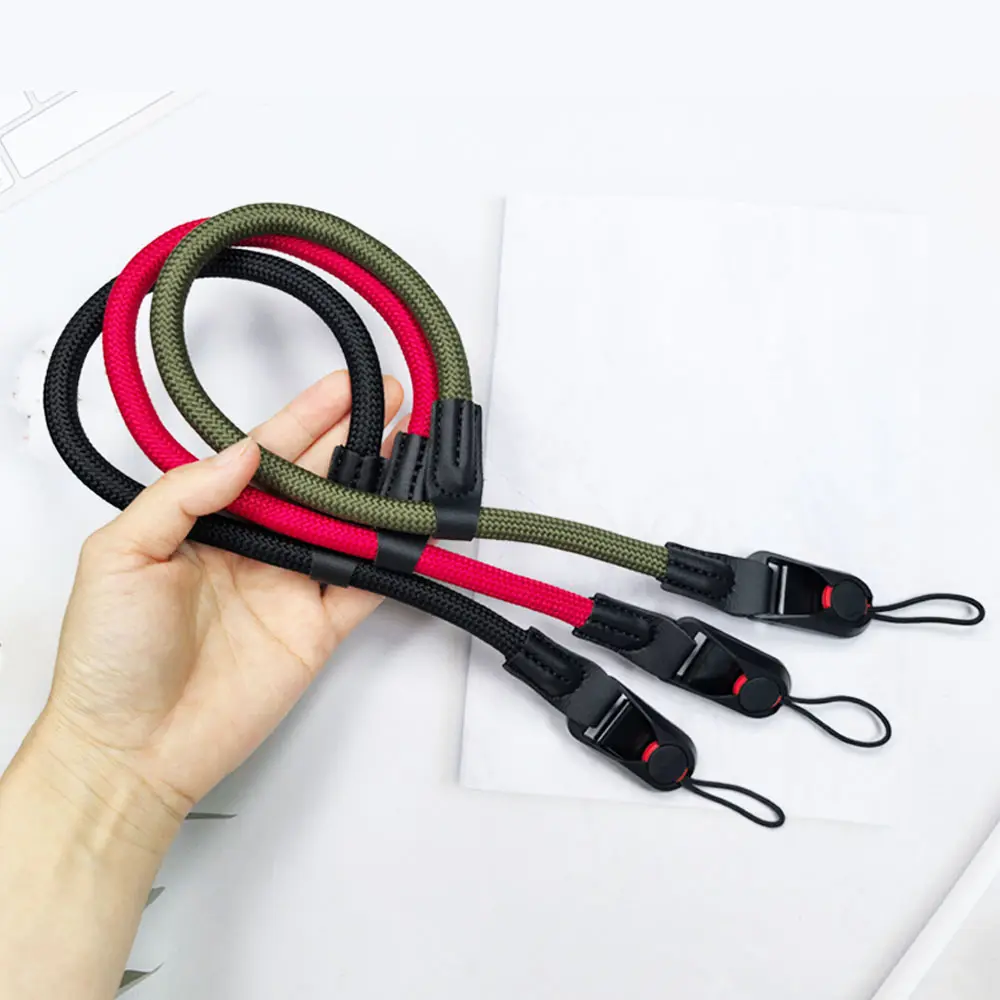 Camera Wrist Strap Paracord Outdoor Retro Mirrorless