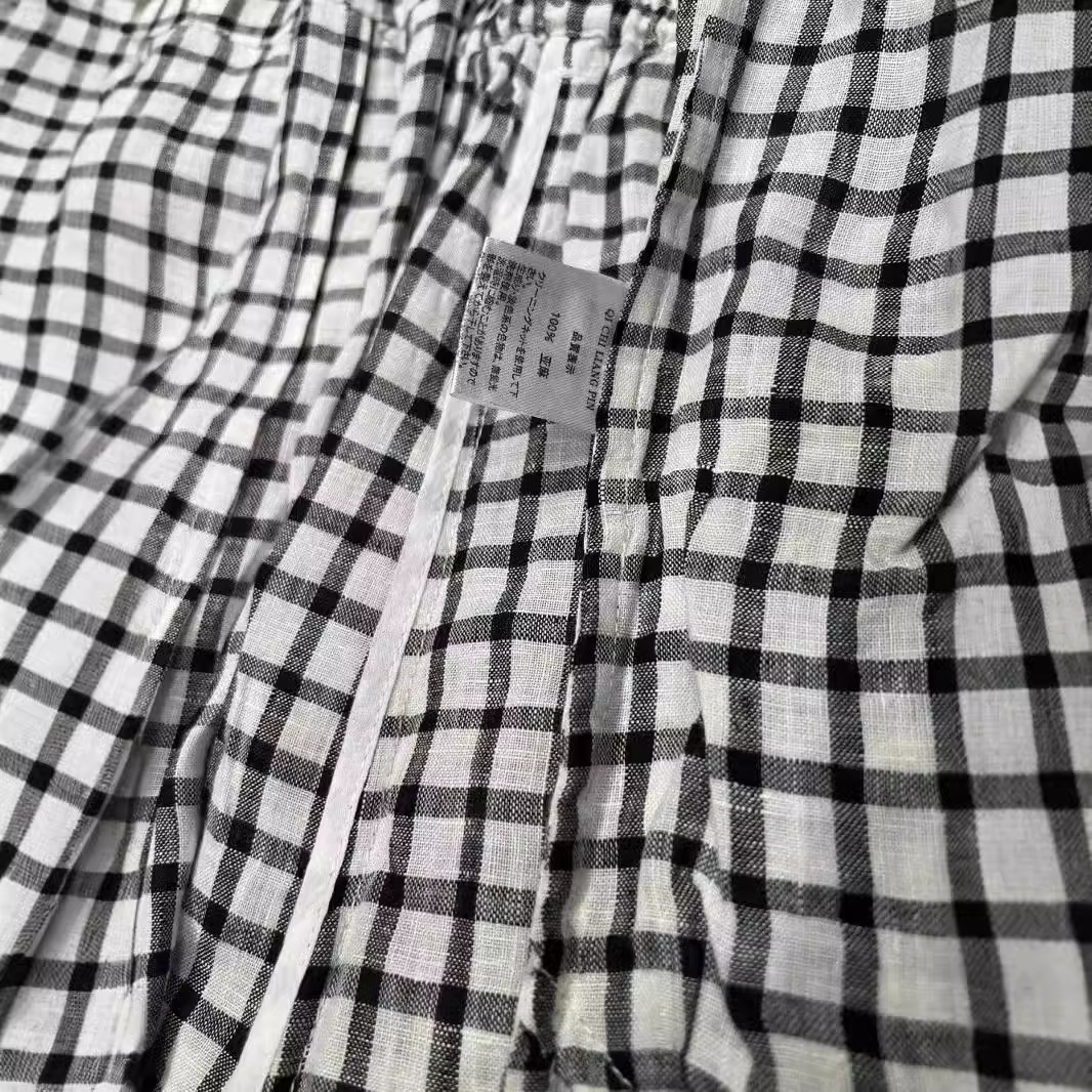 Versatile Lattice New Women's Bottoms Straight-leg Pants