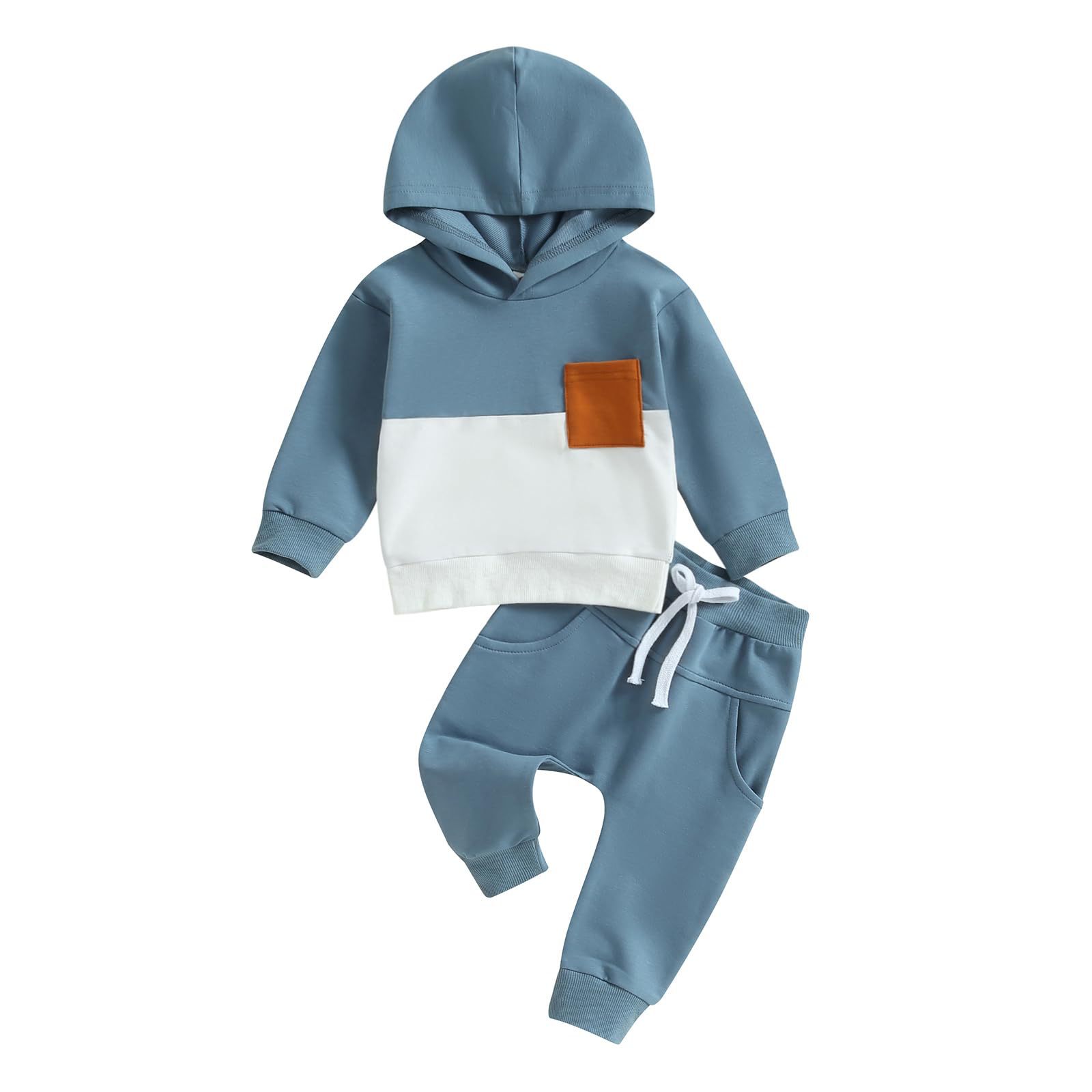 SpringSummer New Arrival Color-Block Boys Set