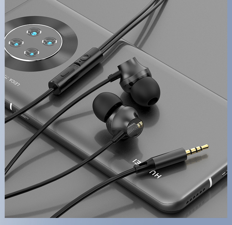 In Ear Wired Subwoofer Metal Earphones - Image 14
