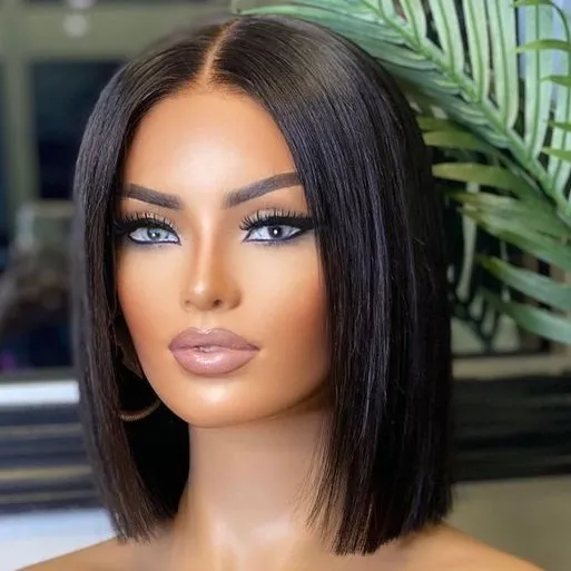 4X4 Bob Wig Short Hair Female Wig 8Inch - Shop at LoveMi