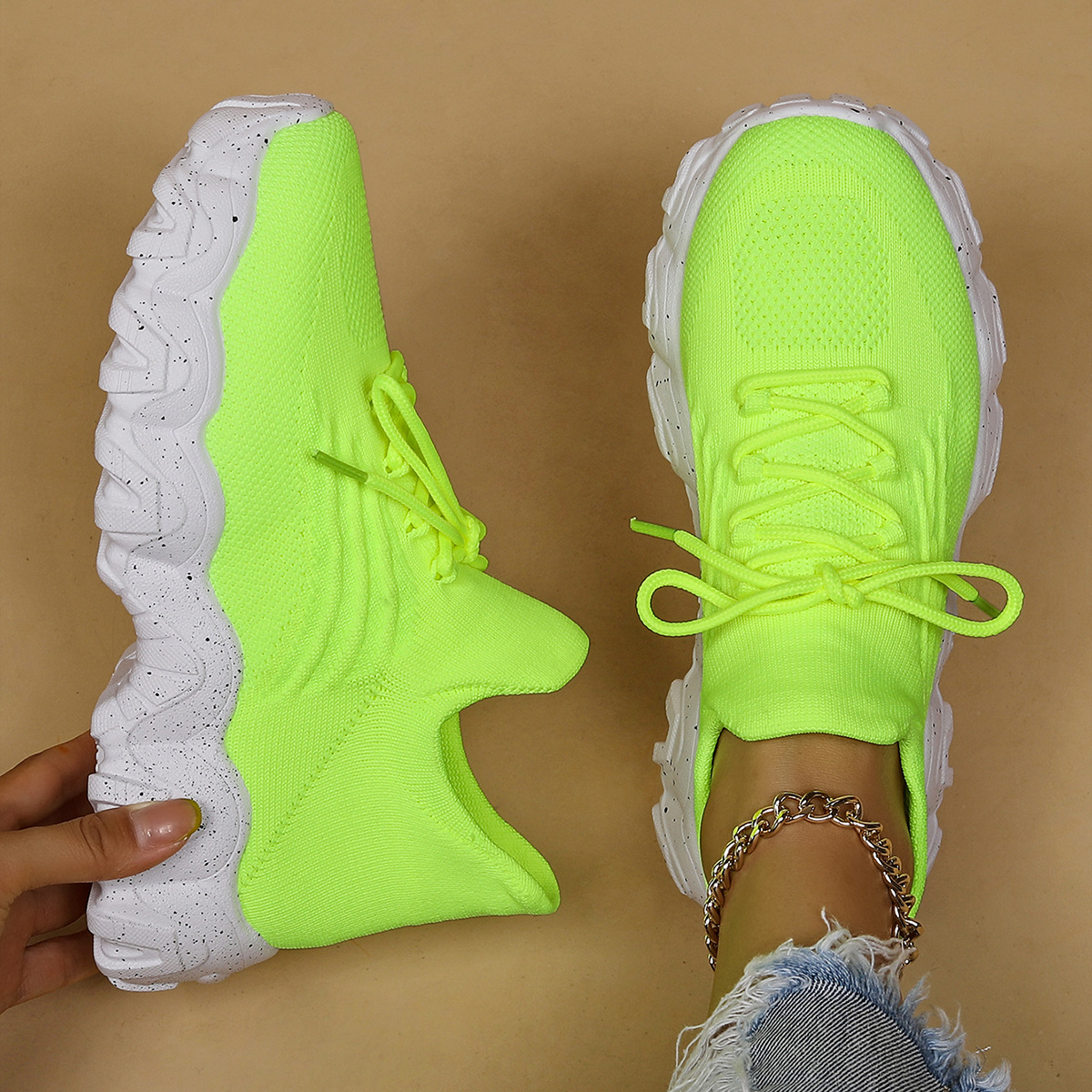 Fluorescent Green White