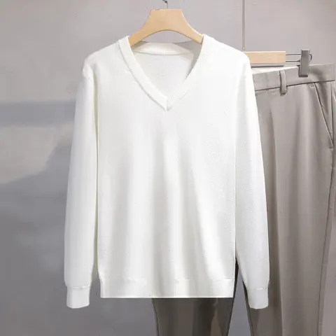 Men's Pullover Long Sleeve Fashion Bottoming Shirt Top