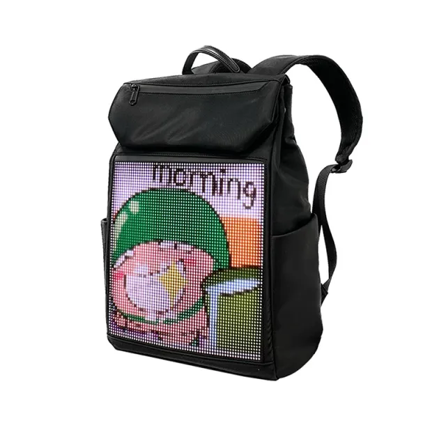 Canvas Led Bag Outdoor Mobile Advertising Backpack Square Screen - Shop at LoveMi