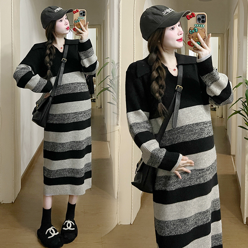 Women's New Large-size Sweater Dress