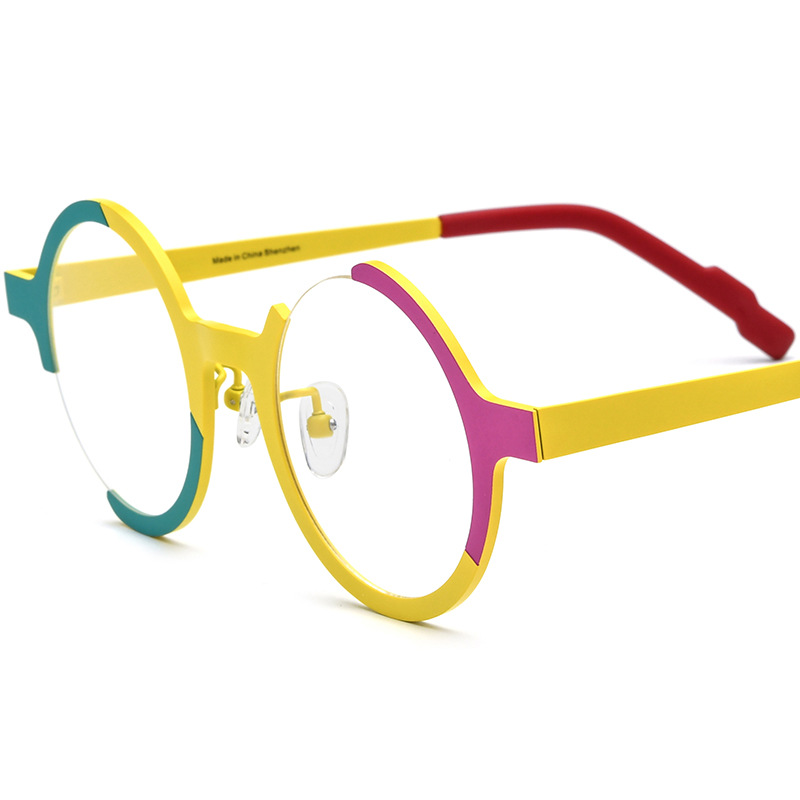 Color Matching Fashion Glasses Frame - Image 3
