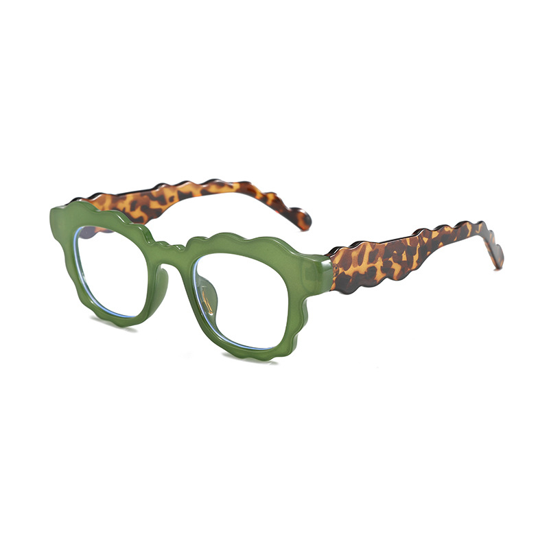 Fashionable Dopamine-style Wave-shaped Sunglasses