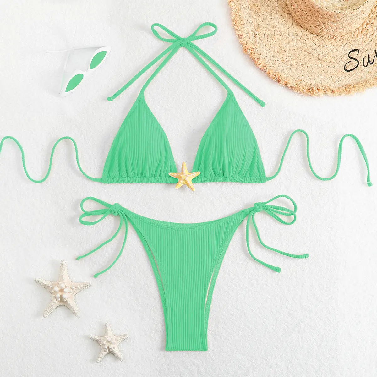 New Womens Two-Piece Bikini Swimsuit Set