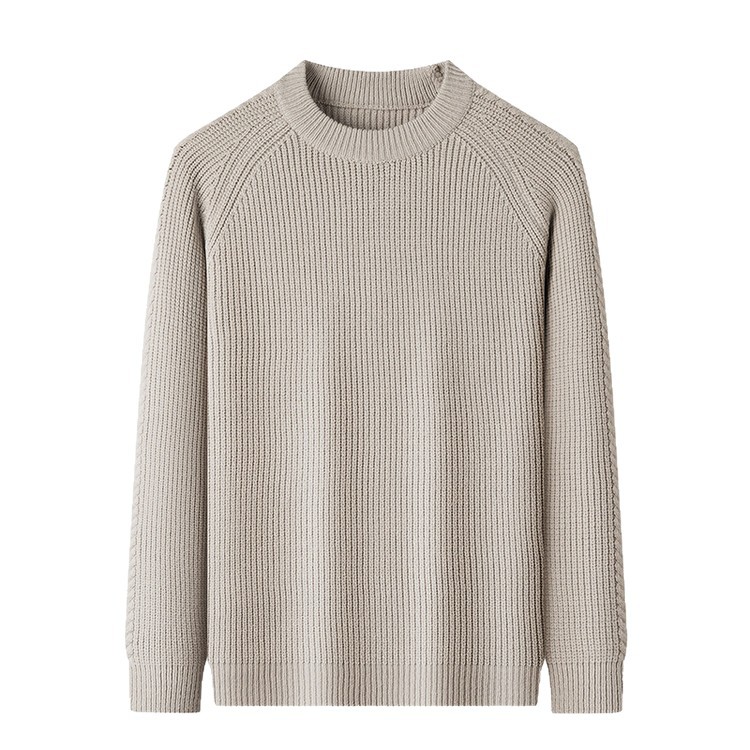 Round Neck Solid Color Trendy Comfortable And Soft