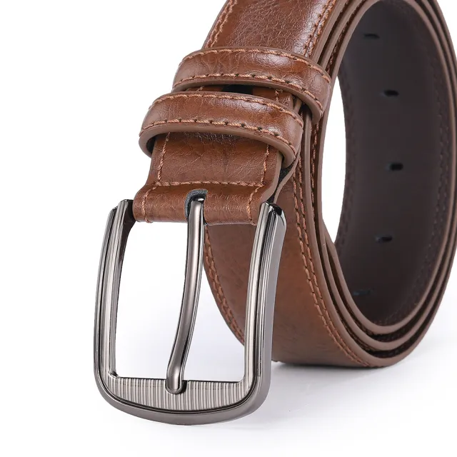 High end Fashion Buckle Belt Jeans Belt Khaki - Shop at LoveMi