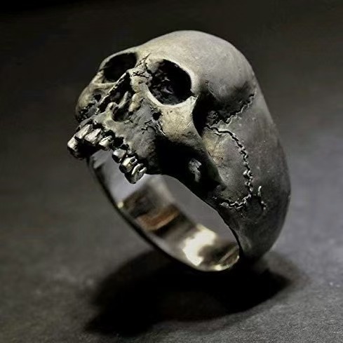 Skull Ring For Men, Rock, Gothic, Punk Style