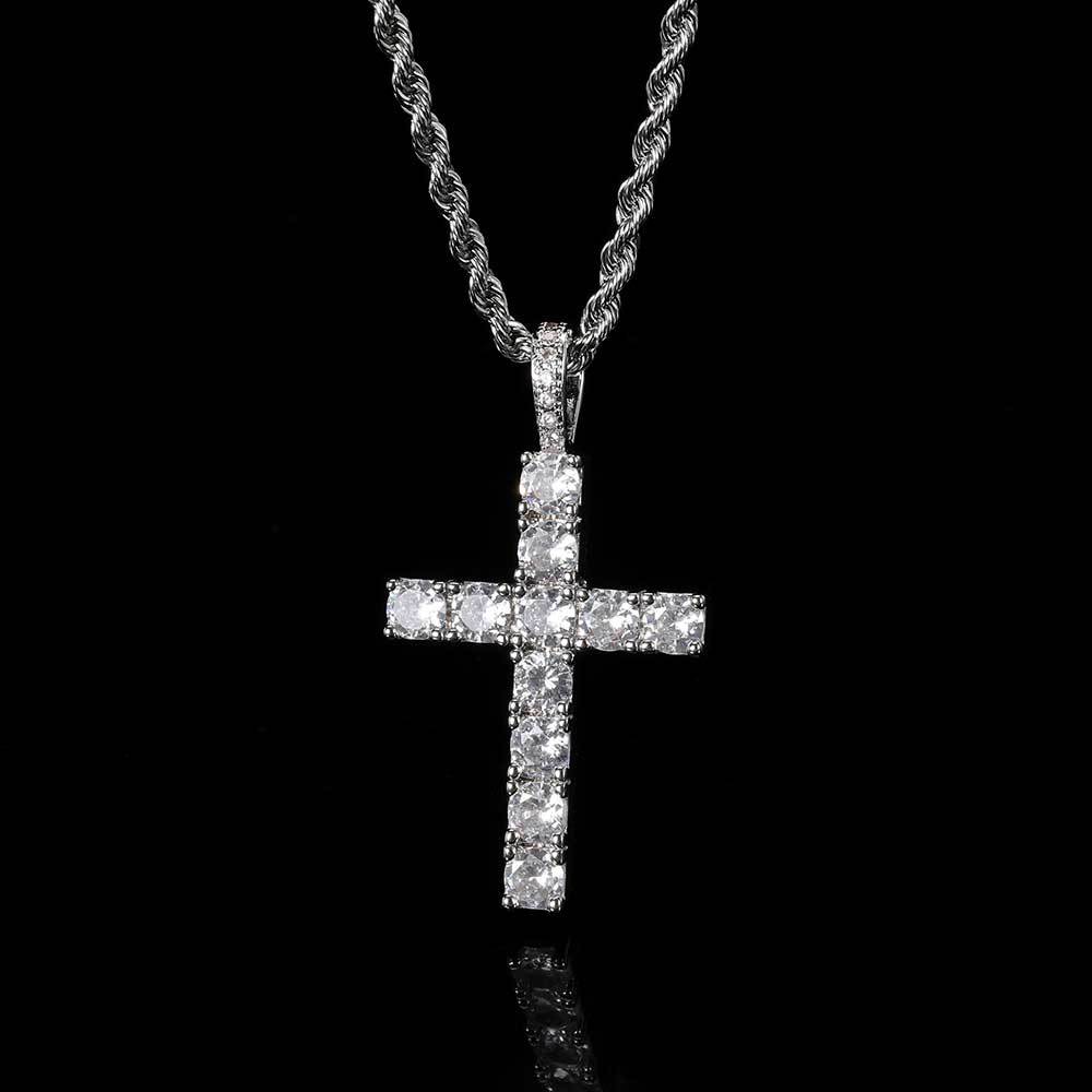 Hip Hop Retro Large Cross Necklace