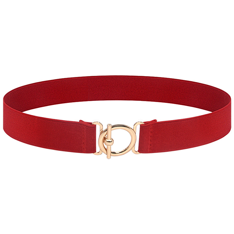 Gold Buckle Red