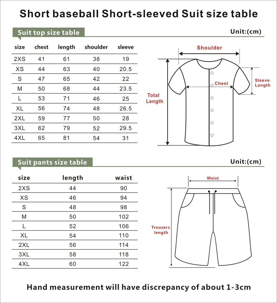 Title 1, Tuta da baseball sottile da uomo Fashion Sports 3D