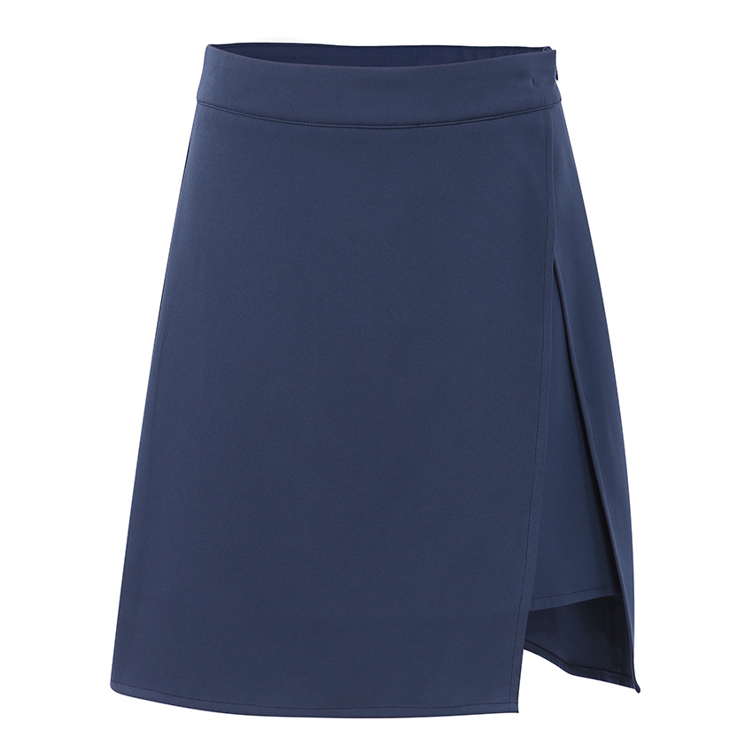 Title 2, Damen High Waist blaue Split Skirt. Stilvoller ...