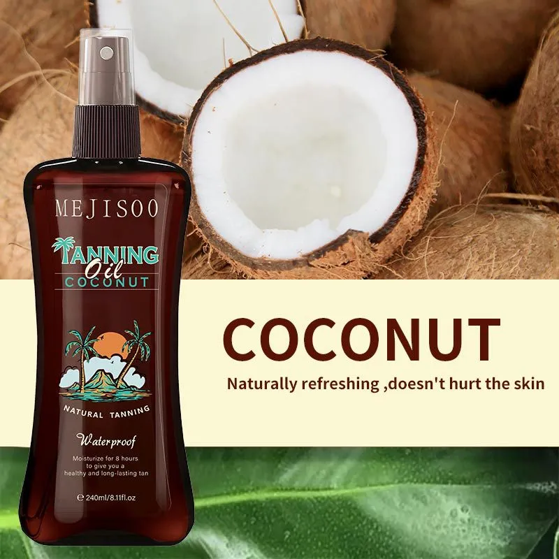 Bronze Skin Color Body Help Sun Black Oil - Black Oil