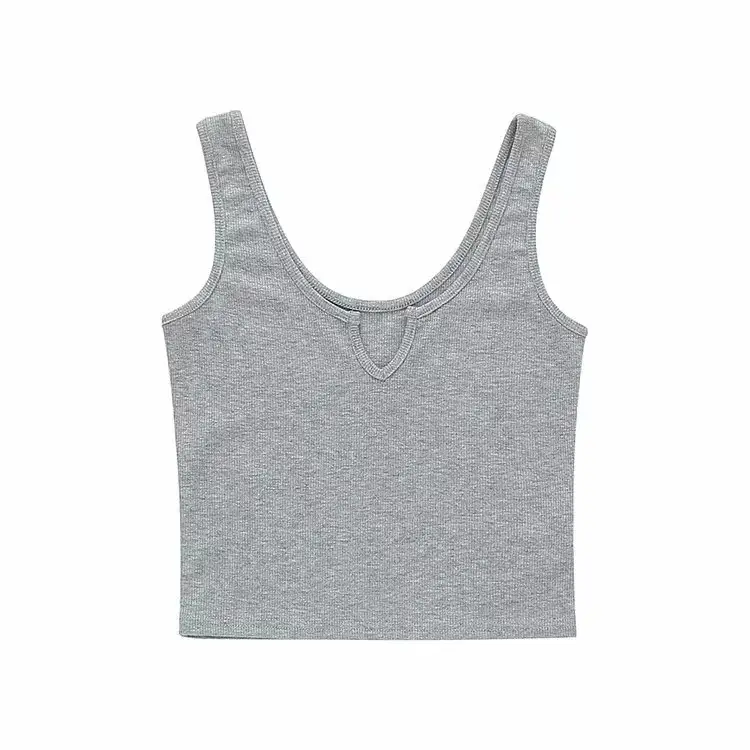 Basic All-matching Outdoor Vest Summer Ins Style American Retro Girl's Age-reducing Scheming Crop-top Spaghetti-strap Top