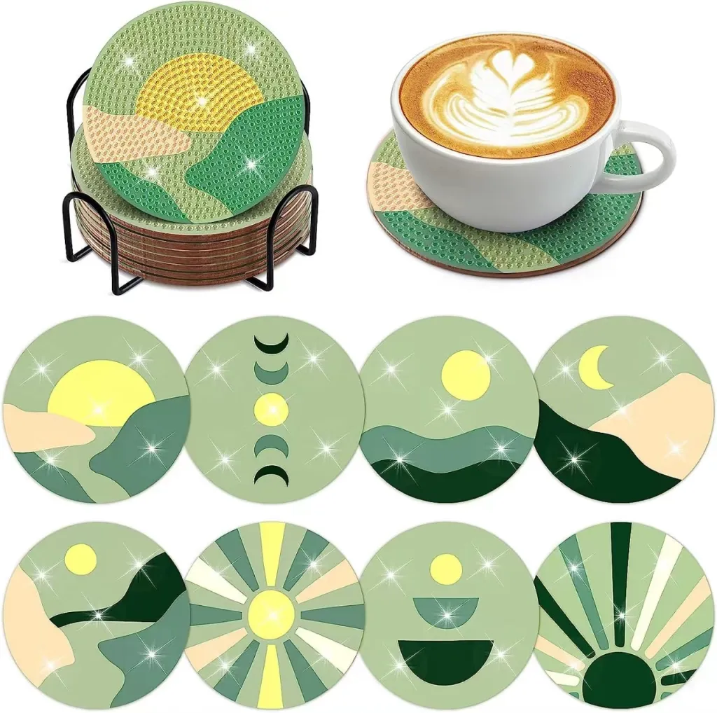 Cartoon Anime DIY Diamond Painting Coaster - Cm175