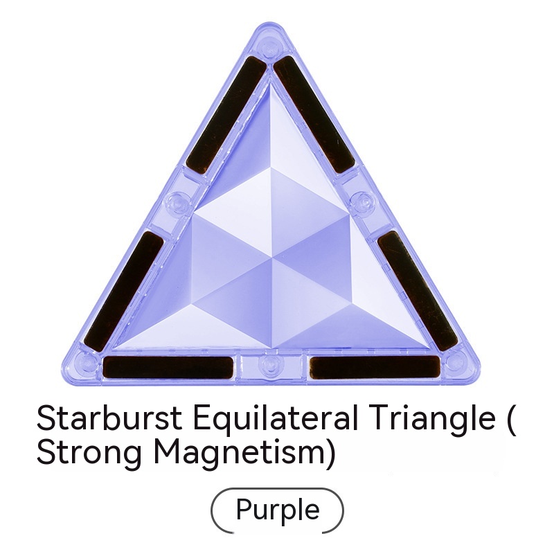 Equilateral Triangle Purple