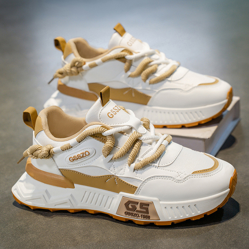 Mens Trendy Dad Shoes With A Chunky Breathable Sole For Casual Wear