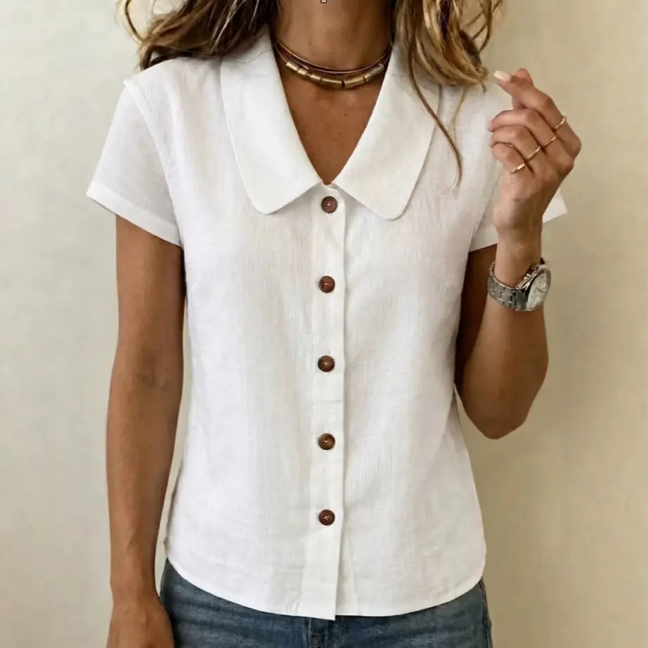 Short-sleeve Shirt Fashionable Casual T-shirt Top